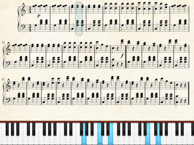 Etude sheet music app now available for iPad