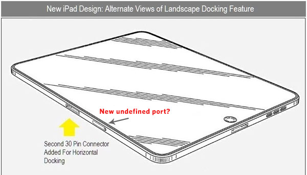 Apple iPad Patent Pictures Surface With Camera and New Port Connection