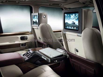 Land Rover launches world’s first iPad equipped car