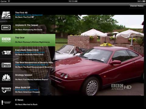 Stream Live TV on iPad Through Time Warner Cable